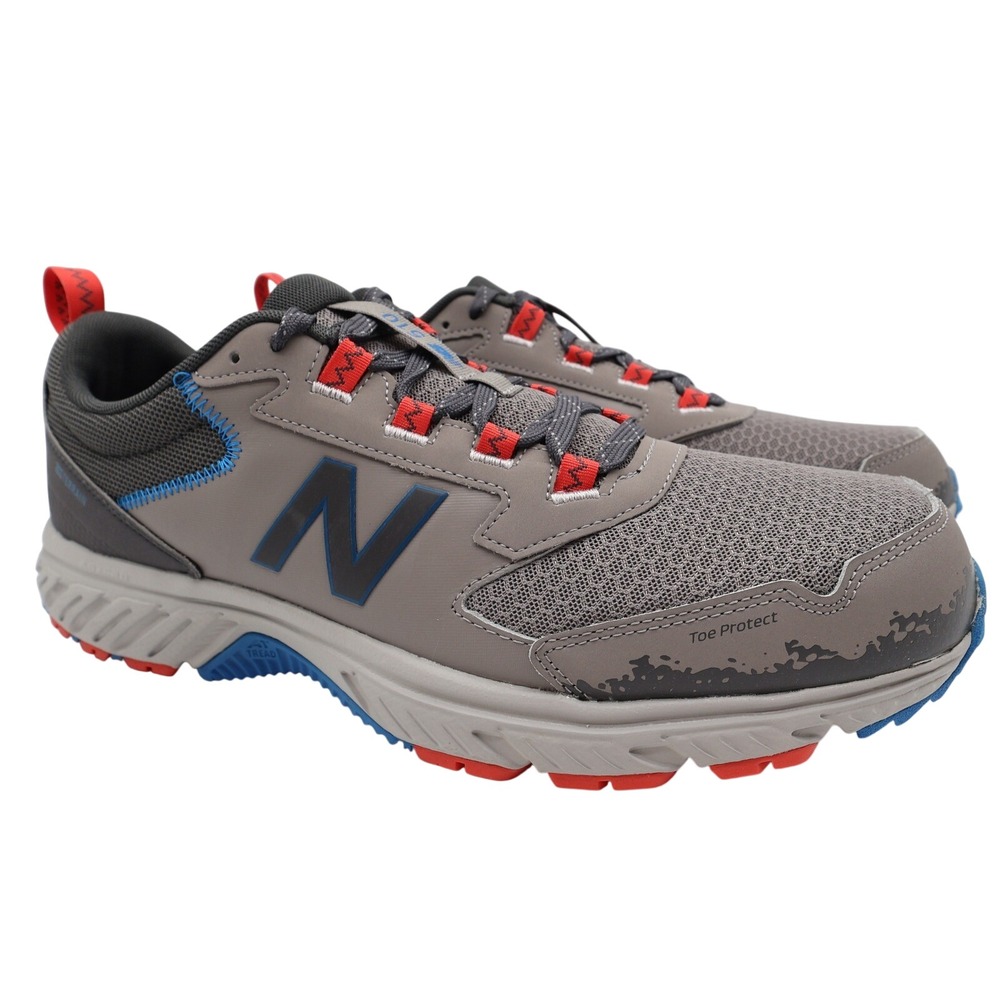 New Balance 510v5 Trail Running Shoes Mens 13 Gray Blue Orange MT510LG5 Athletic